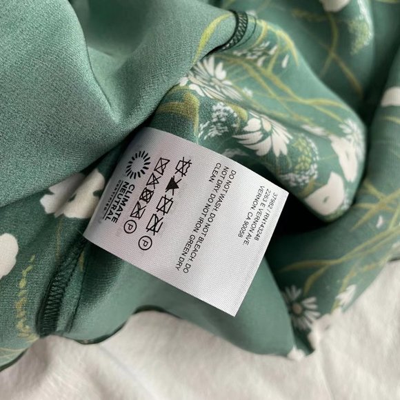 Reformation Green Floral Maxi Dress - Picture 7 of 11